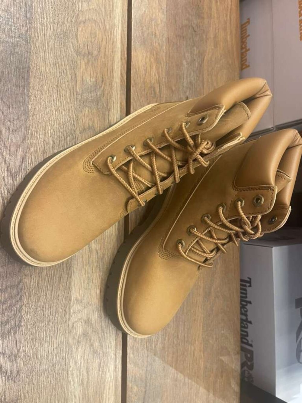 Timberland Women's Stone Street 6 Inch Waterprroof Wheat Full Grain A2H3C-EN1
